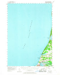 preview thumbnail of historical topo map of Manistee County, MI in 1956