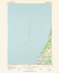 preview thumbnail of historical topo map of Manistee County, MI in 1956