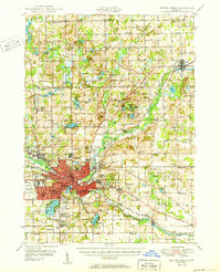 1950 Map of Battle Creek