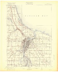 1919 Map of Bay City