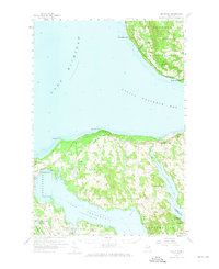 Download a high-resolution, GPS-compatible USGS topo map for Bayshore, MI (1973 edition)