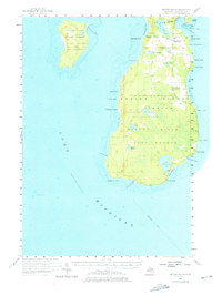 Download a high-resolution, GPS-compatible USGS topo map for Beaver Island, MI (1976 edition)