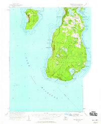 Download a high-resolution, GPS-compatible USGS topo map for Beaver Island, MI (1959 edition)