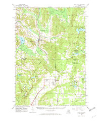 Download a high-resolution, GPS-compatible USGS topo map for Boyne Falls, MI (1973 edition)