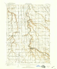 1919 Map of Burt, 1959 Print