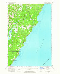 Download a high-resolution, GPS-compatible USGS topo map for Cedar River, MI (1964 edition)
