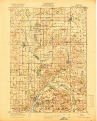 1918 Map of Cedar Springs