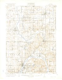 1918 Map of Cedar Springs