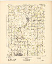 preview thumbnail of historical topo map of Chesaning, MI in 1943