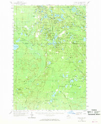 preview thumbnail of historical topo map of Delta County, MI in 1958