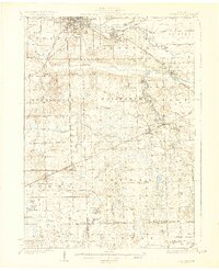 1929 Map of Corunna