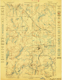 1899 Map of Crystal Falls