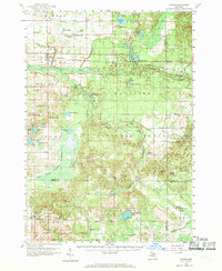 Download a high-resolution, GPS-compatible USGS topo map for Custer, MI (1970 edition)