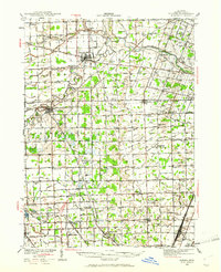 Download a high-resolution, GPS-compatible USGS topo map for Dundee, MI (1961 edition)