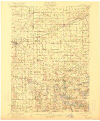 1922 Map of Durand
