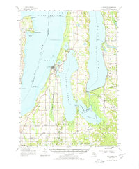 Download a high-resolution, GPS-compatible USGS topo map for Elk Rapids, MI (1971 edition)