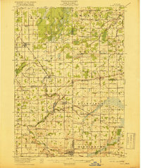 preview thumbnail of historical topo map of Elsie, MI in 1918