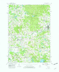 Download a high-resolution, GPS-compatible USGS topo map for Evart, MI (1982 edition)