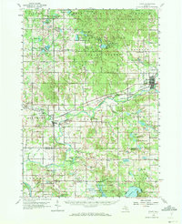 Download a high-resolution, GPS-compatible USGS topo map for Evart, MI (1972 edition)