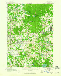 Download a high-resolution, GPS-compatible USGS topo map for Evart, MI (1960 edition)