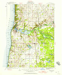 Download a high-resolution, GPS-compatible USGS topo map for Fennville, MI (1958 edition)