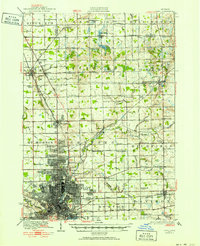 1920 Map of Flint