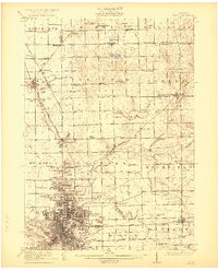 1922 Map of Flint