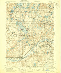 1918 Map of Galesburg, 1930 Print