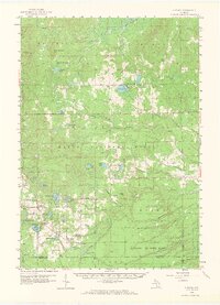1959 Map of Glennie, 1967 Print