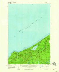 Download a high-resolution, GPS-compatible USGS topo map for Grand Portal Point, MI (1959 edition)