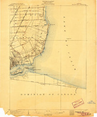 1905 Map of Grosse Pointe
