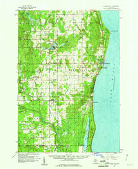Download a high-resolution, GPS-compatible USGS topo map for Harrisville, MI (1961 edition)