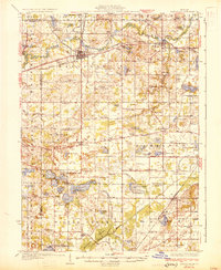 preview thumbnail of historical topo map of Hartford, MI in 1931