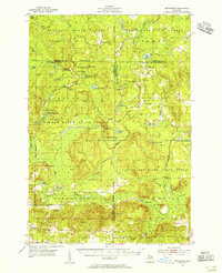 1954 Map of Hetherton, 1956 Print