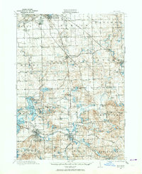 1920 Map of Holly, 1964 Print