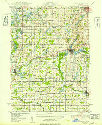Download a high-resolution, GPS-compatible USGS topo map for Homer, MI (1949 edition)