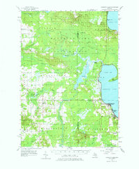 Download a high-resolution, GPS-compatible USGS topo map for Houghton Lake, MI (1976 edition)