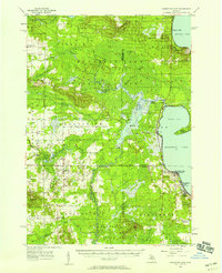 preview thumbnail of historical topo map of Houghton Lake, MI in 1956