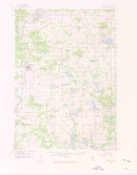 1959 Map of Montcalm County, MI, 1960 Print