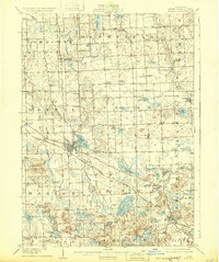 Download a high-resolution, GPS-compatible USGS topo map for Howell, MI (1932 edition)
