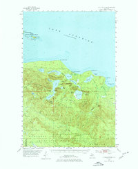 preview thumbnail of historical topo map of Marquette County, MI in 1954