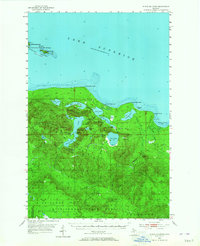 Download a high-resolution, GPS-compatible USGS topo map for Huron Mountain, MI (1965 edition)