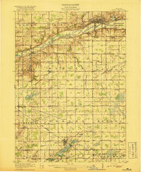 1918 Map of Ionia, MI