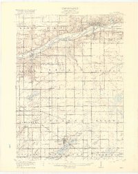 preview thumbnail of historical topo map of Ionia, MI in 1918