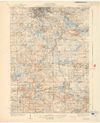 1939 Map of Jackson