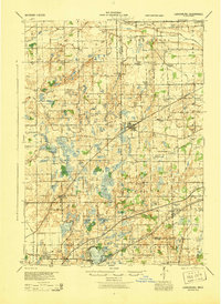 preview thumbnail of historical topo map of Laingsburg, MI in 1944