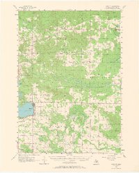 Download a high-resolution, GPS-compatible USGS topo map for Lake City, MI (1968 edition)
