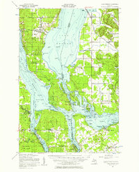 Download a high-resolution, GPS-compatible USGS topo map for Lake George, MI (1958 edition)