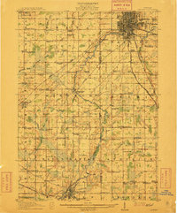 1912 Map of Lansing