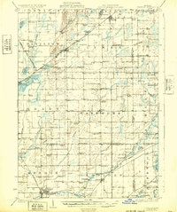 1918 Map of Leonidas, 1932 Print